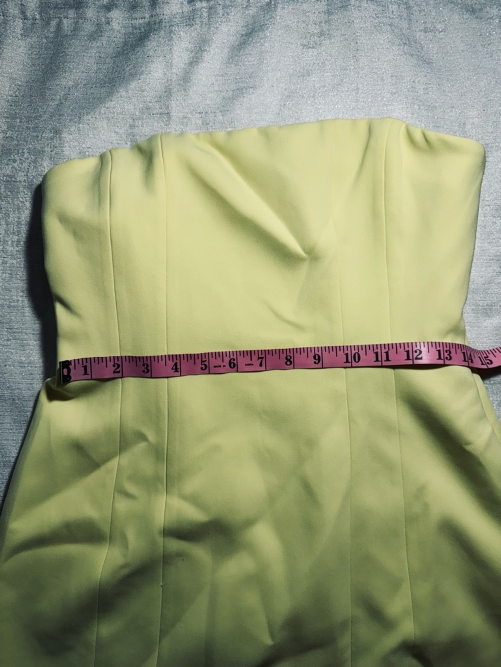 A.L.C. Strapless Elsie Mini Dress in Citrine, size 6, NWT - Picture 11 of 12